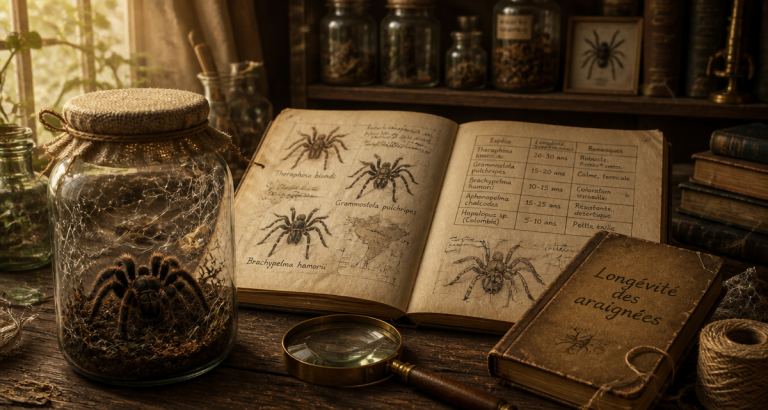 combien de temp vie une araignée mygale carnet naturaliste