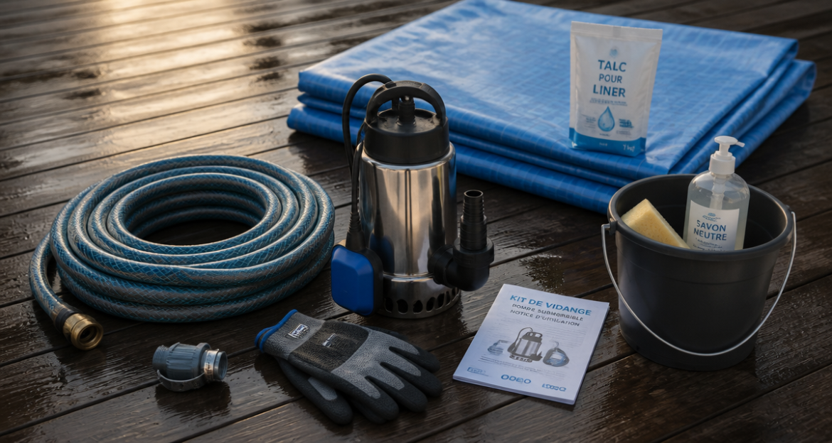 comment vidanger une piscine intex kit vidange terrasse bois