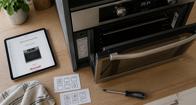 four brandt notice utilisation sur plan de travail