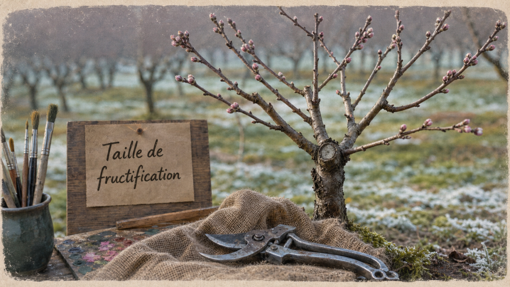 Quand tailler un pêcher : taille de fructification