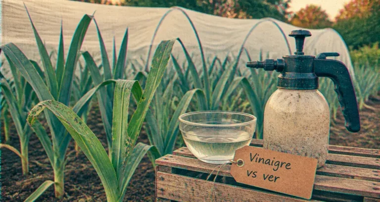 Vinaigre contre le ver du poireau : risques et alternatives