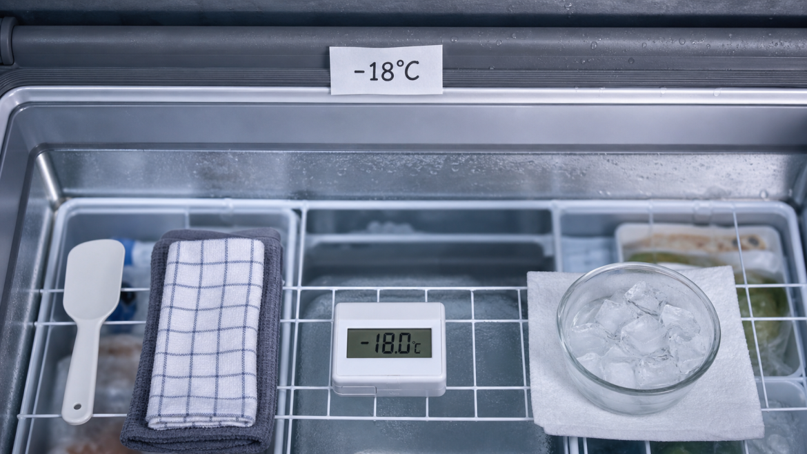 Après dégivrage, combien de temps attendre avant de remplir un congélateur ? -18°C et 3 à 6 heures Combien de temps avant de remplir un congélateur apres degivrage : attendre 3 à 6 h à -18°C