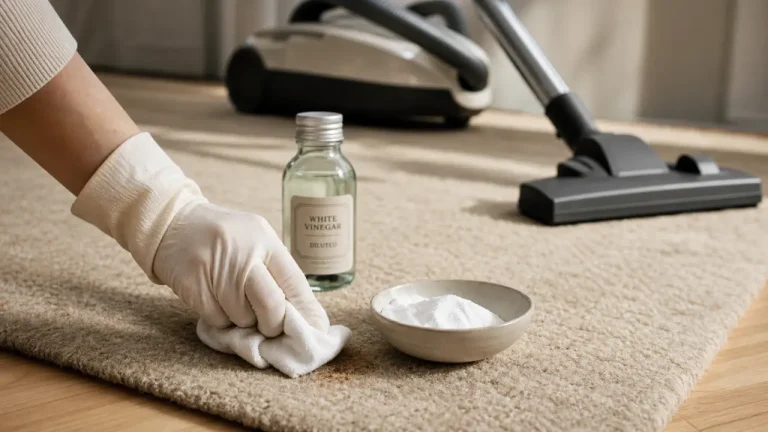 Nettoyage des tapis en laine : eau tiède, gestes anti-feutrage