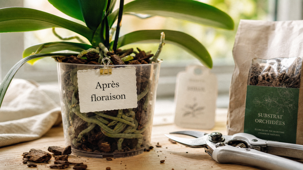 Quand rempoter une orchidée, après floraison