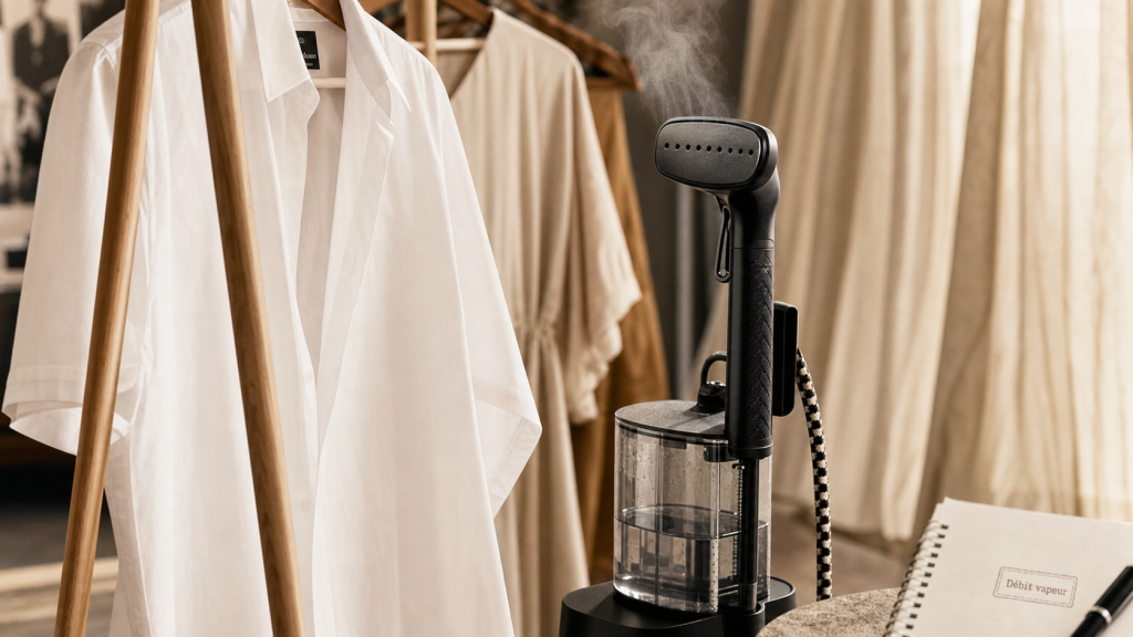 Quel defroisseur choisir : vapeur verticale sur chemise et textiles