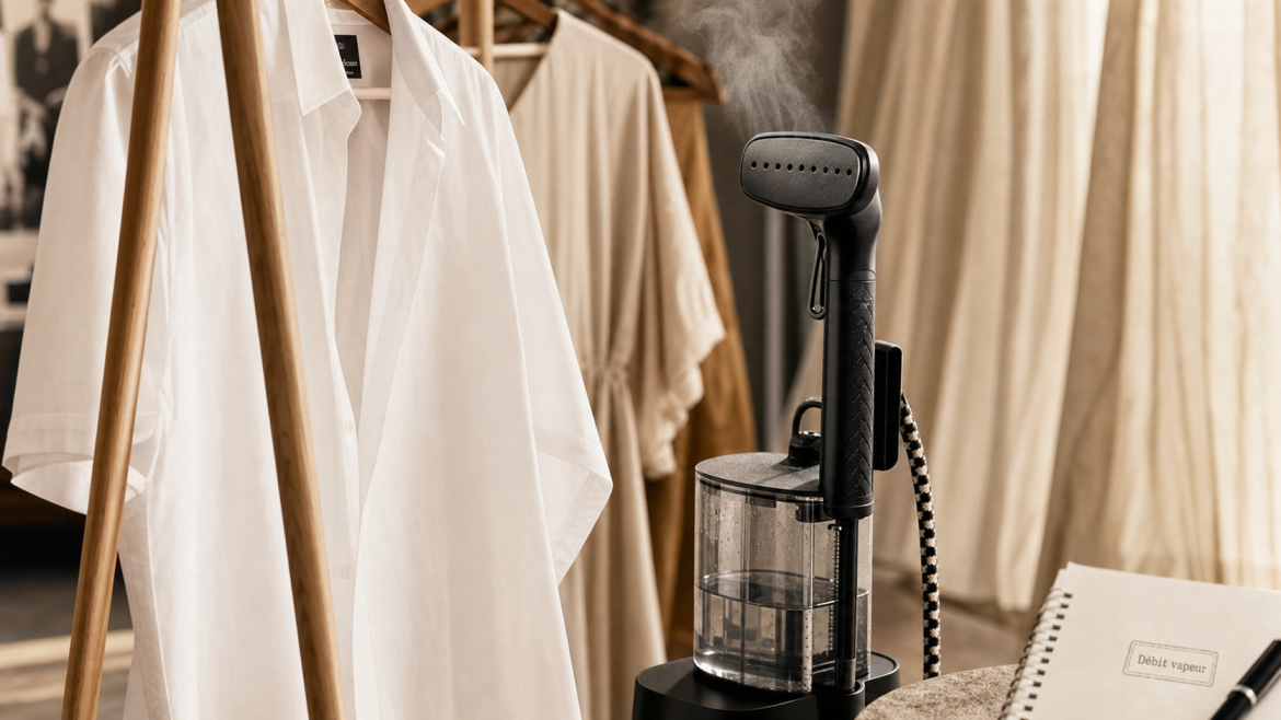 Quel defroisseur choisir : vapeur verticale sur chemise et textiles