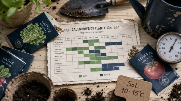 Calendrier des plantations au potager : semis, repiquage et plantation selon le climat Calendrier des plantations potager : semis et repiquage selon le climat
