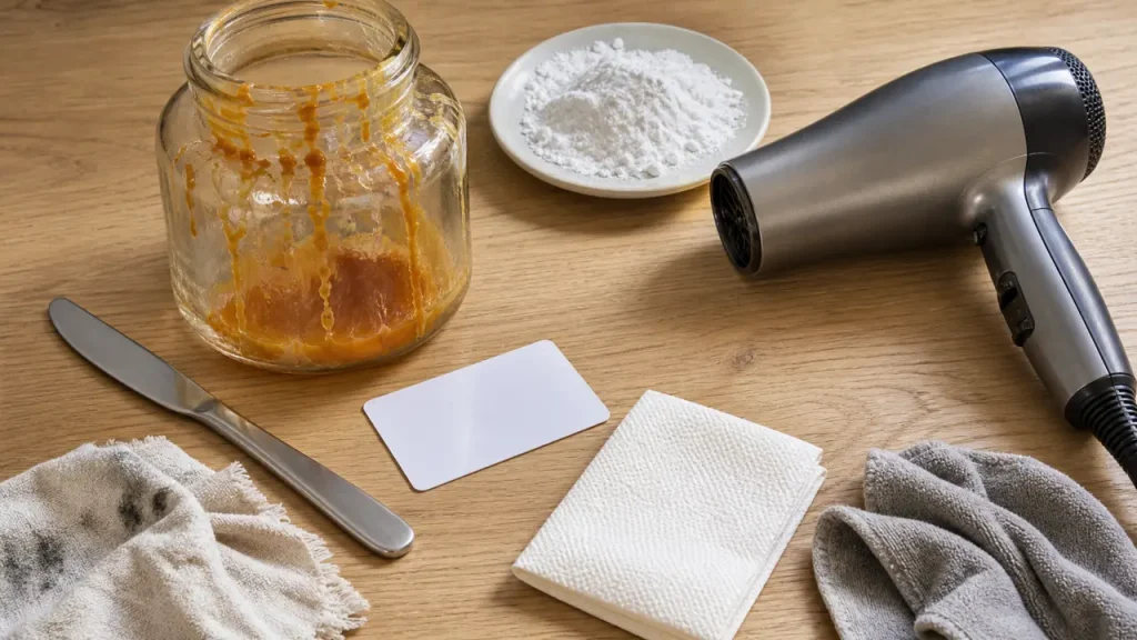 Comment enlever de la cire de bougie sur verre, textile ou pierre