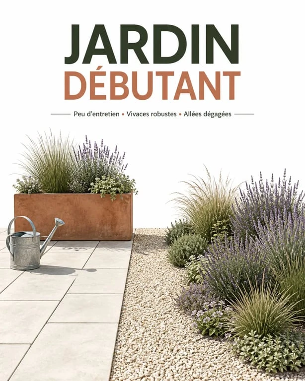Jardiner facile dans un petit jardin avec plantes robustes et entretien minimal