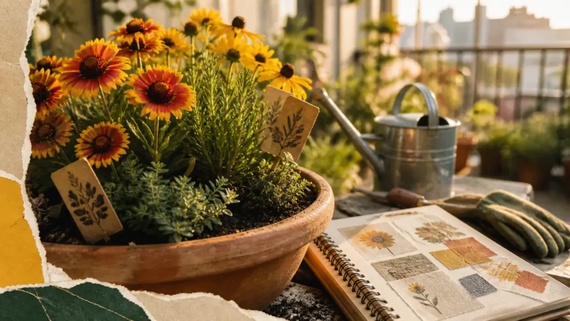 Plante qui fleurit toute l’année en jardinière ensoleillée, gaillardes et rudbeckias