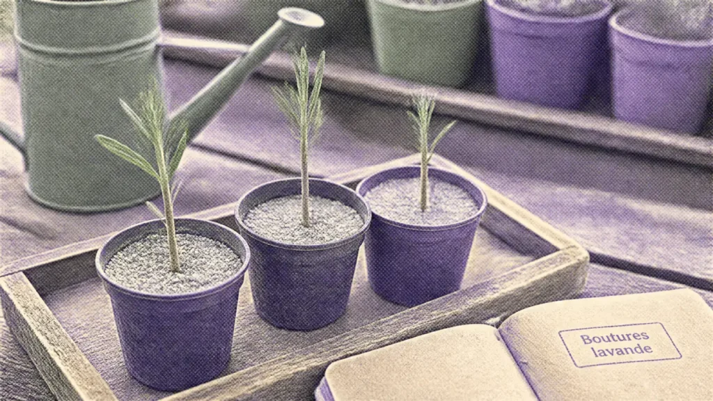 Quand bouturer la lavande : boutures en godets pour éviter la pourriture des tiges