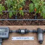 Arrosage automatique tomates sans mouiller les feuilles, goutte-à-goutte au pied