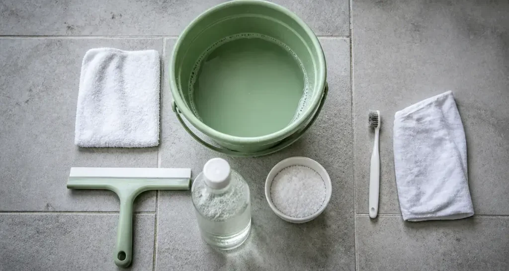 Comment nettoyer un carrelage de salle de bain : éliminer le calcaire sans abîmer les joints