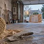 Rénovation garage : chantier intérieur avec isolation et ventilation