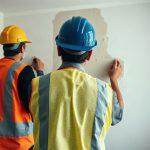 Intérimaire sur un chantier de rénovation intérieure