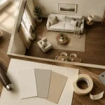Peinture agrandir piece : teintes claires pour agrandir un salon